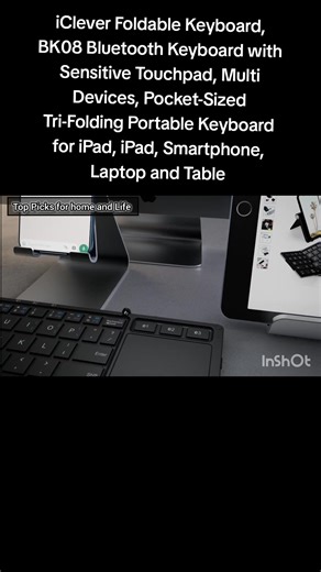 iClever Foldable Keyboard, BK08 Bluetooth Keyboard with Sensitive Touchpad, Multi Devices, Pocket-Sized Tri-Folding Portable Keyboard for iPad, iPad, Smartphone, Laptop and Table Click here to buy this https://amzn.to/4euEkFR #icleverkeyboard #bk08keyboard #bluetoothkeyboard #touchpadkeyboard #multidevicekeyboard #portablekeyboard #foldablekeyboard #trifoldingkeyboard #pocketszizedkeyboard #ipadkeyboard #smartphonekeyboard #laptopkeyboard #tabletkeyboard #wirelesskeyboard #compactkeyboard #trave