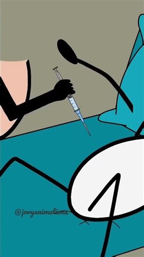 injection inject 😂#funnyanimation #cartoonshorts #funnyvideo #hospitalcomedy #injectionjoke