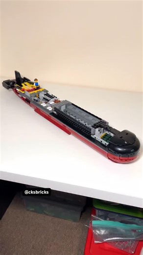 CKS Bricks | ‘Typhoon’ Nuclear Ballistic Missile Submarine - Almost there Team, this thing is massive and class 🤣 Follow Like and Share for more! A... | Instagram