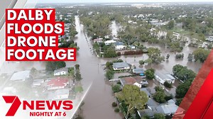 27K views · 98 reactions | Incredible drone footage has captured the scale of the Queensland floods in Dalby. Dozens of homes have been inundated after Myall Creek rose to 3.6 metres overnight, as locals wait to inspect the damage. Report on 7NEWS at 6pm. More local news: 7news.com.au/news/qld #qldweather #7NEWS | 7NEWS Brisbane | Facebook