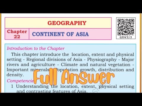 ||class 6 social science||chapter -22 Continent of Asia ||#class6socialscience #class6 #class6th