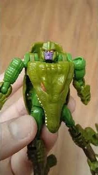 Predacon Megatron (Crocodile) Beast Wars Toy Review #transformers