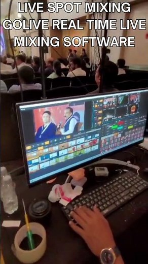 Real Time Live Spot Mixing and Dual Streaming Using GoLive 4 Bus Mixing Software #golive