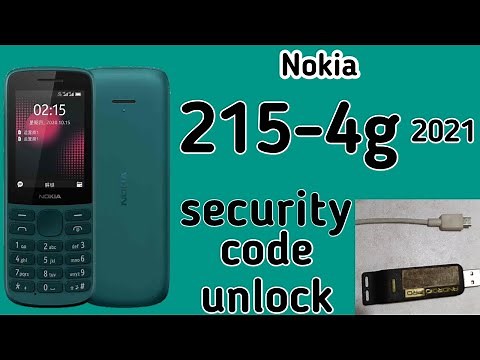 Nokia 215 4g 2021 security code unlock | Nokia 215 4g 2021 Security Code Reset