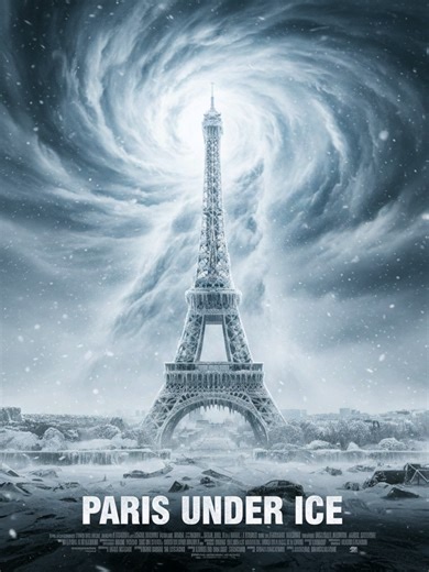 “Paris Under Ice” ภาพจำลองเหตุการณ์ภัยพิบัติ ถ้าวันหนึ่ง เมืองทั้งเมืองถูกแช่แข็งในพริบตา คุณคิดว่าโลกเราจะรับมือไหวไหม #ParisUnderIce #DisasterVisual #WhatIf #AIVisual #WorldOnEdge @Zero Lens @Zero Lens @Zero Lens