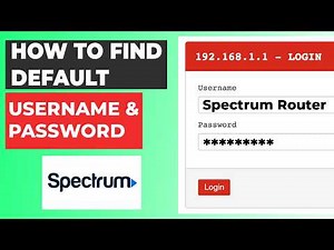 Spectrum Router Login | Spectrum Router Password