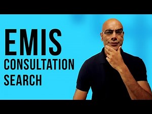 Emis Web Short Cuts: Save Time With Consultation Search