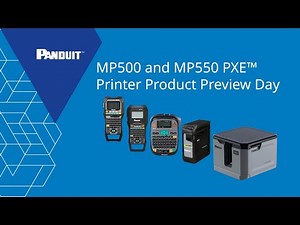 MP500 and MP550 PXE™ Printer Product Preview Day