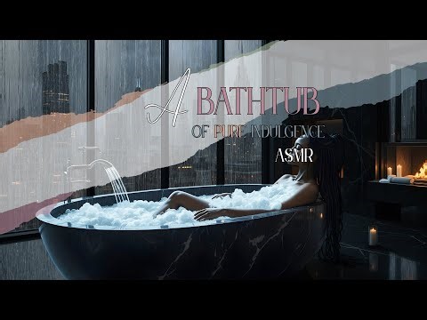 A Bath of Pure Indulgence - Rain & Bath ASMR