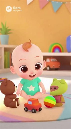 Toy Names for Toddlers 🧸🚗⚽ | Learn Toys & Sharing #Kids #Shorts