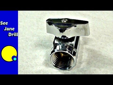 How to Install a Threaded Water Shut-off Valve