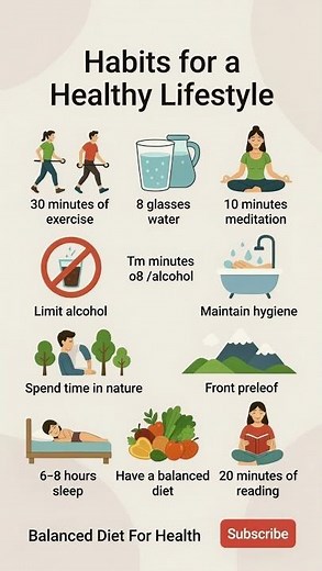 10 Daily Habits for a Healthy Lifestyle You Need to Start Today! (Exercise, Sleep, Diet & More)