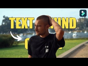 How Easily Add or Put Text Behind a Person or Object in Filmora 12