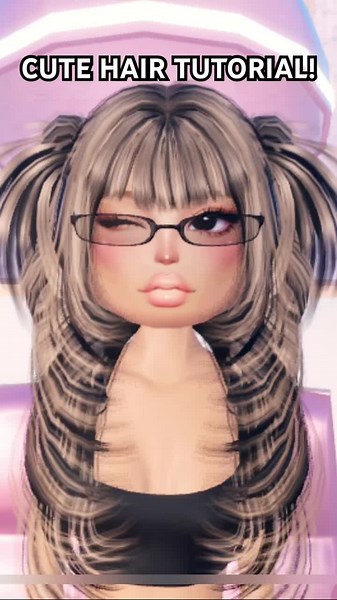 Cute Hair Tutorial for Roblox Dress to Impress