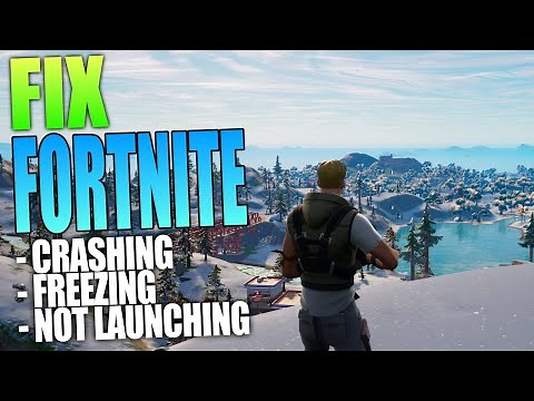 How To FIX Fortnite Crashing, Freezing, & Not Launching On PC (2024)
