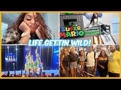 SINGLE MOM VLOG: ORLANDO ROAD TRIP + CHEER COMPETITION + BIRTHDAY SHOPPING FOR YOSHI | ELLARIE