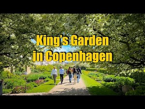 Vlog 219 - Europe’s oldest public garden? Exploring King’s Garden in Copenhagen.