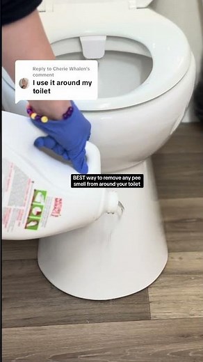 Remove pee smell fast with Nature’s Miracle enzyme cleaner!