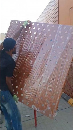 installation of cladding