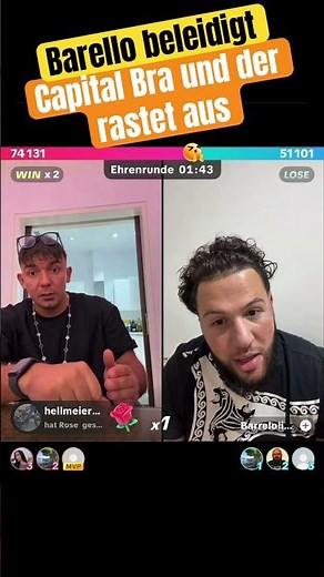 Barello beleidigt Capital Bra und der rastet aus!