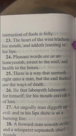 Pleasant Words Bring Healing Proverbs 16:24