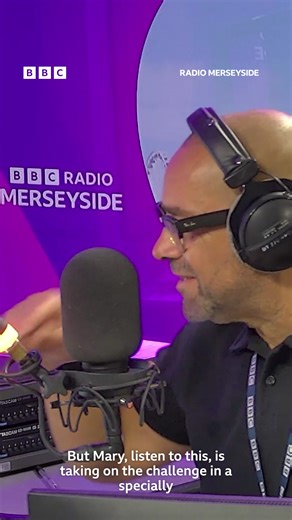 Mary Lamb, the UK’s first ever wheelchair user to climb the Three Peaks, spoke to breakfast presenter Kevin Duala from the bottom of Ben Nevis. Listen live: https://bbc.in/3VhvCD3 | BBC Merseyside