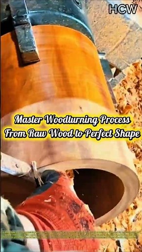 Master Woodturning Process – From Raw Wood to Perfect Shape.