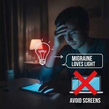 Medical Fact: Light Sensitivity Can Worsen Migraines — Avoid Screens