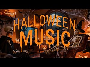 Scary Haunted Halloween Music & creepy sound effects for spooky night: Bones on the couch