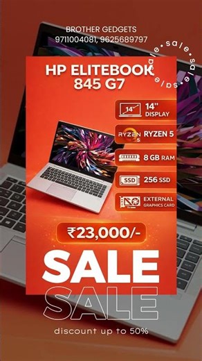 HP Elitebook 845 G7 Sale 23,000/- | Open Box & Refurbished Laptops | Best Deals India