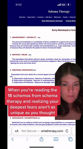 Understanding Schemas in Schema Therapy