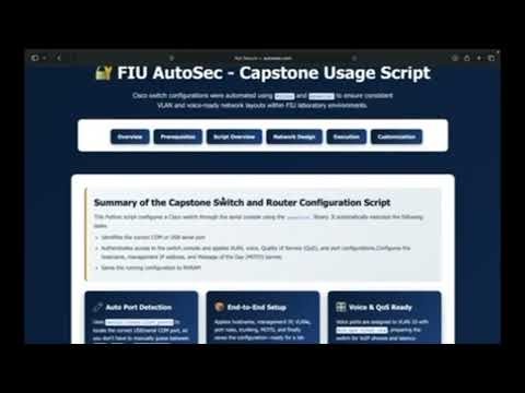 User Guide - Navigating the AutoSec Website