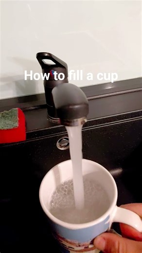how to fill a cup