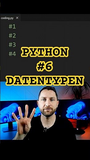 Datentypen | Python #6 #python #pythonlernen #programmieren
