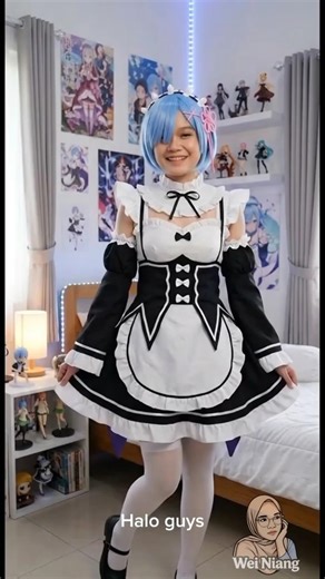 Detail Kostum Rem Re:Zero Cantik Banget! ✨