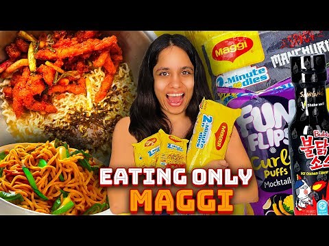 I Only Ate My SUBSCRIBER's Maggi Recipes for 24 Hours To Find The Best Recipe😍 | ‪@sosaute‬