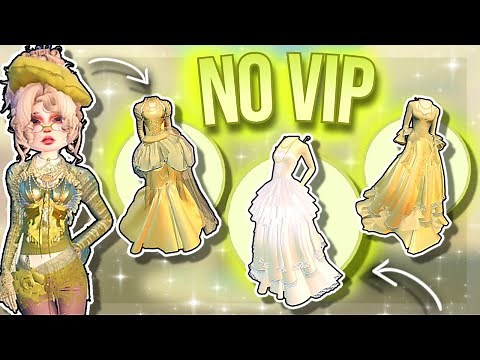 EASY *NON VIP* DRESS OUTFIT HACKS In DRESS TO IMPRESS