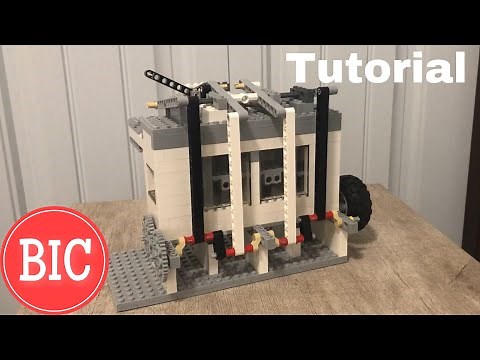How to Build a Lego OHV In-line 4 Vacuum Engine | Easy to build | Full tutorial