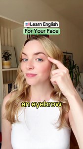 Learn vocabulary for your face! 🤓 #english #learnenglish #englishteacher #englishlearning #englishvocabulary | English Lessons