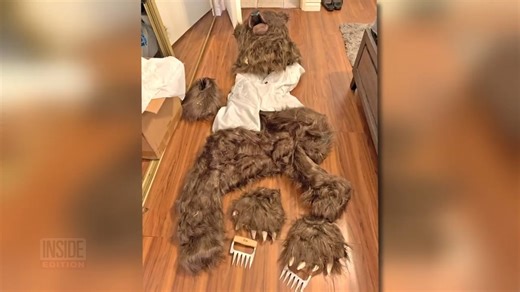 A video showing a bear targeting three cars in California is allegedly a giant hoax. Authorities say it was actually a human wearing a bear costume that was using a sharp metal claw-like tool to scratch up the interior of the cars to pull off a $141,000 insurance fraud claim. | Inside Edition