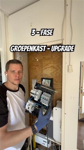 How it should be done | Replacing the fuse box - 3-phase preparation #electrician #electrical #3p...