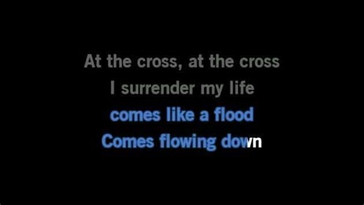 Karaoke At the Cross (Love Ran Red) - Chris Tomlin - CDG, MP4, KFN - Karaoke Version
