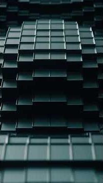 Black Grid Animated Background Video 4K | 3D Motion Loop | (Full 1H on Channel)