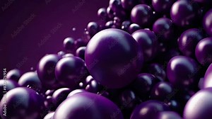 Purple geometric spheres swirl around in a vortex pattern, creating a dynamic and hypnotic effect, 4K 3D background High-Quality Animation Video Stock Video