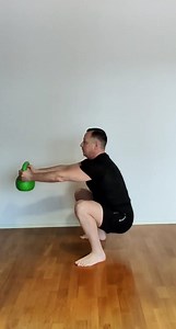 2.6K views · 42 reactions | Today is inertial exercises. We learn to squat and go into a deep squat using a 6 kg weight. Home training. Fitness after 55. | Boris Chernov | Facebook