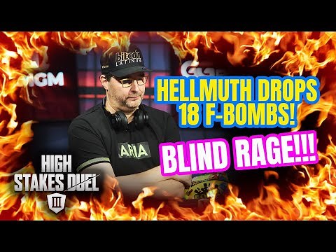 Phil Hellmuth Goes Insane and Drops 18 F-Bombs After Losing a Hand!