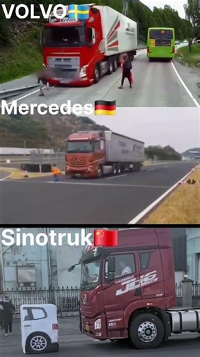 3 Trucks… 3 AEB Systems… but the REAL difference isn’t what you think! 🚛⚡ # #trucks # #braketest