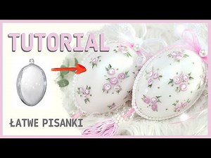 Easy rose Easter eggs