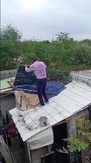 #shorts Roof of Boards and Cardboard