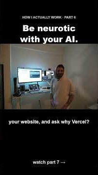 Be neurotic with your AI. #buildinpublic #claude #vibecoding